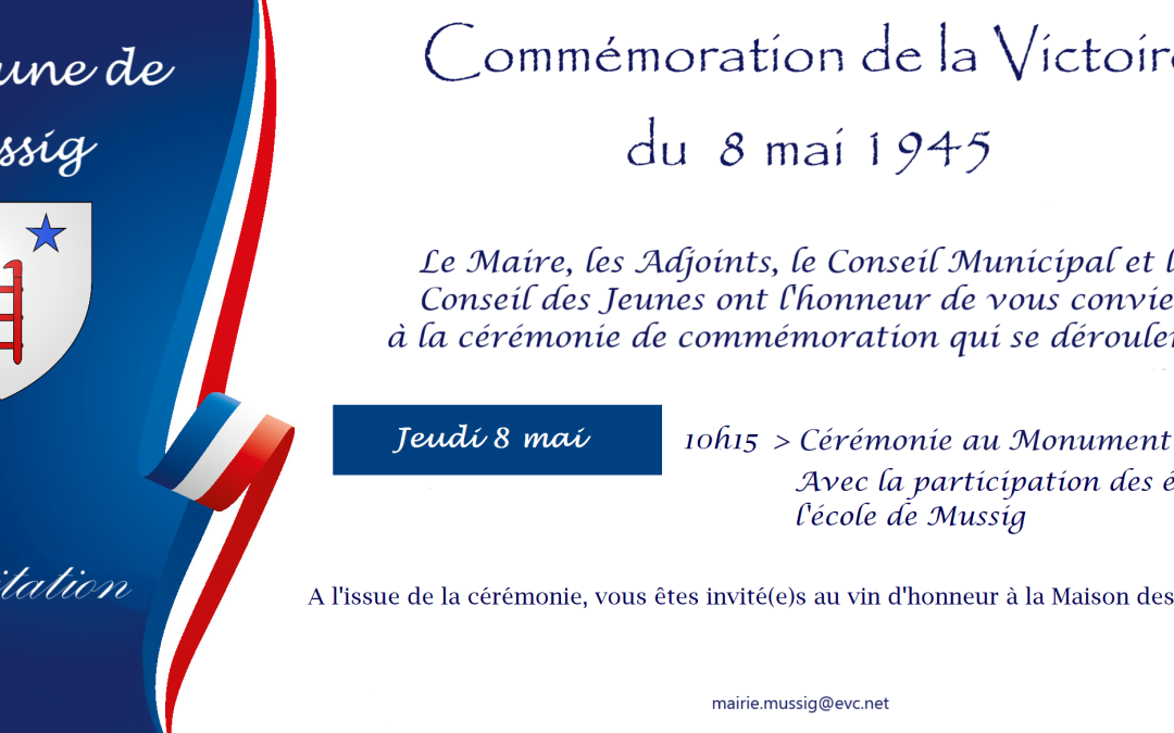 Cérémonie du 8 mai 1945