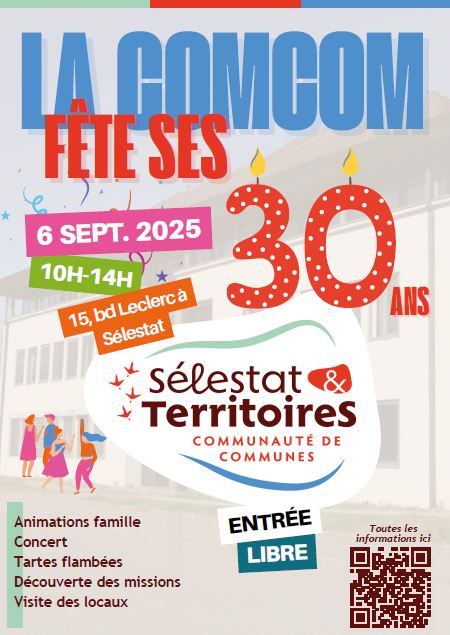 La ComCom de Sélestat & Territoires fête ses 30 ans !