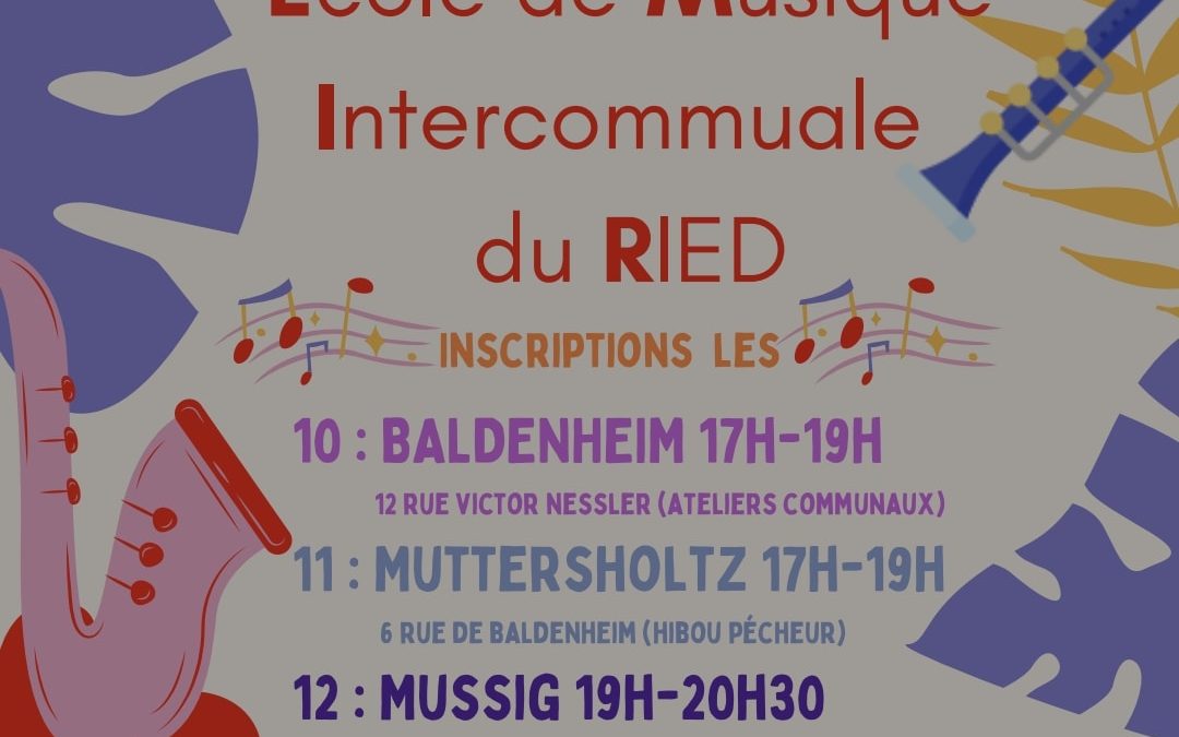 Inscription école de musique