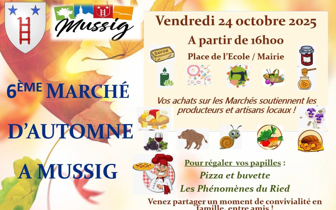 marché d&rsquo;automne