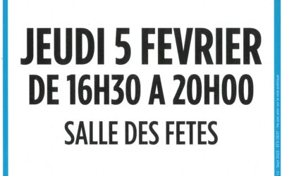 🩸 Don du sang à Mussig 🩸