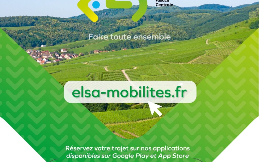 ELSA, le réseau de transport d’Alsace Centre 🚍                   La solution de mobilité au coeur de la région, présente dans votre commune.