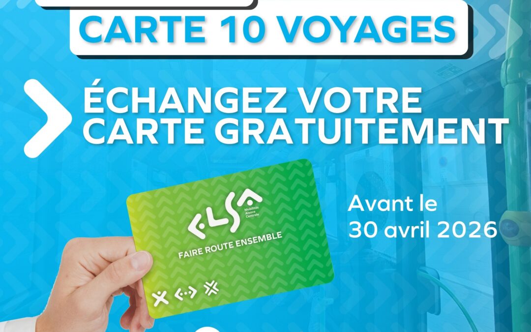 [ ELSA Mobilités ] 🚨 INFORMATION USAGERS – Carte 10 voyages ELSA