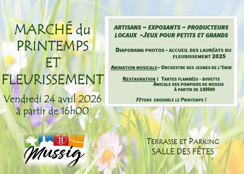 Marché de printemps & laureats fleurissement