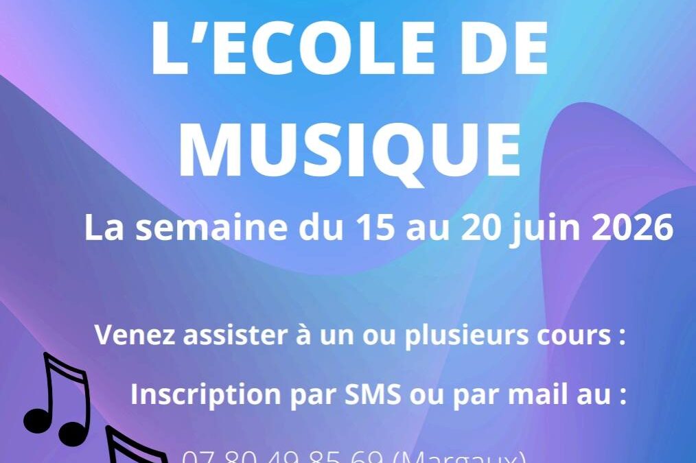 🎷 Portes ouvertes à l’École de Musique Intercommunale du Ried 🎶