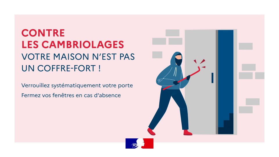 ☀️ Les vacances d’été sont aussi une période propice aux cambriolages. 🔑