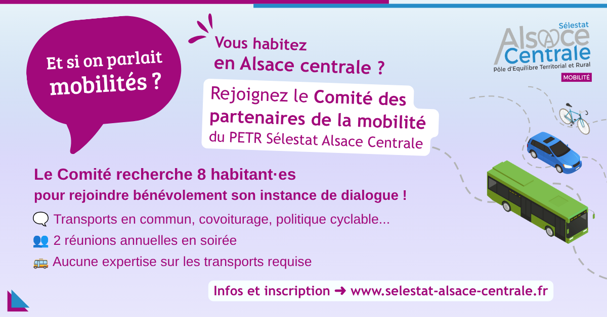 🚲 Et si vous participiez aux réflexions sur la mobilité de demain ?