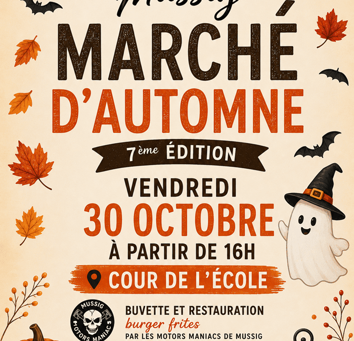 Marché d&rsquo;automne